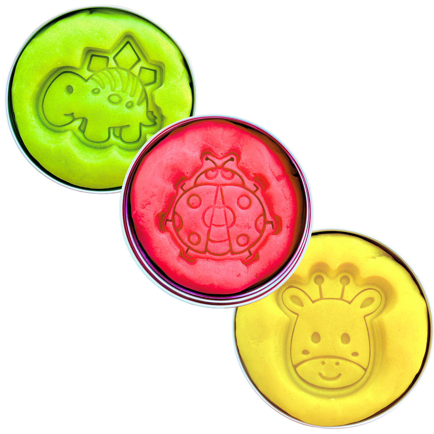 Three-pack light green-yellow-red 3x150g