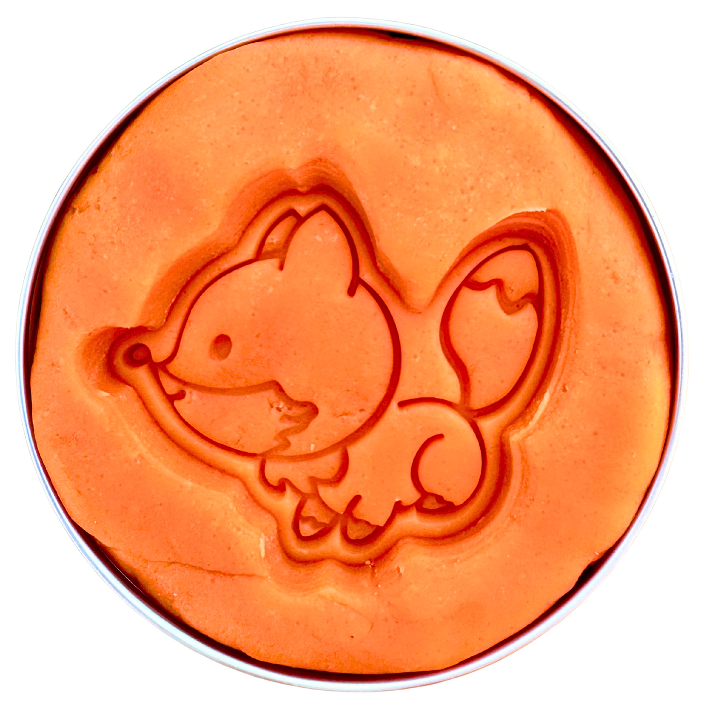 Orange modeling dough