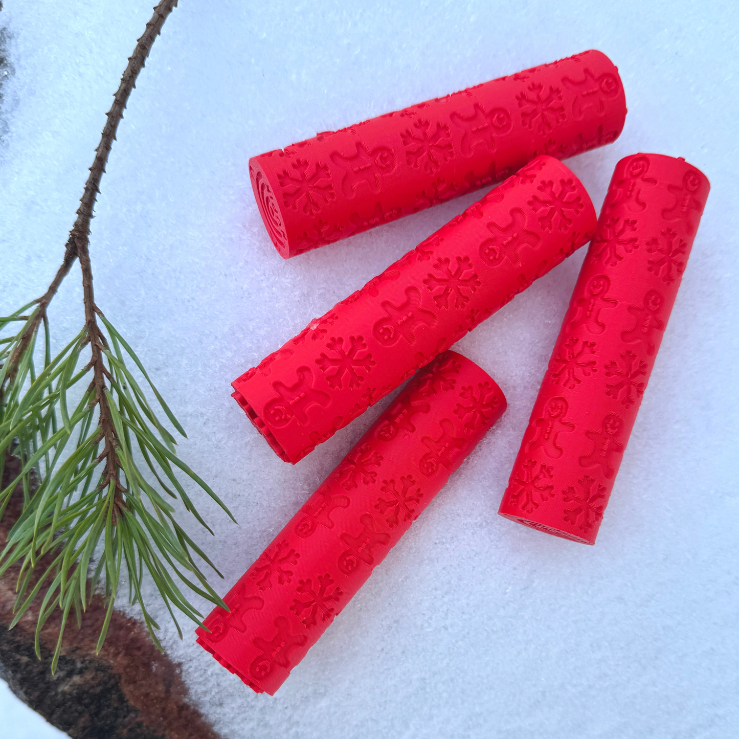 Voolimisrull "lumehelves-piparkoogimees"