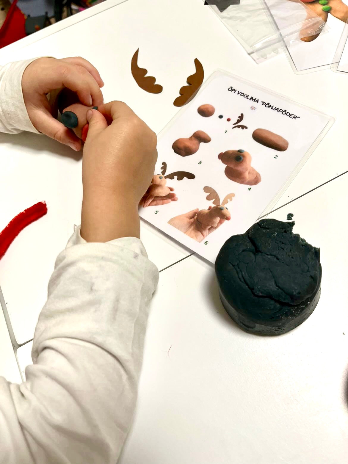 Jõuluteemaline voolimiskomplekt