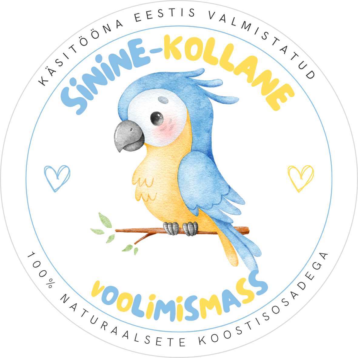 Sinine-kollane voolimismass